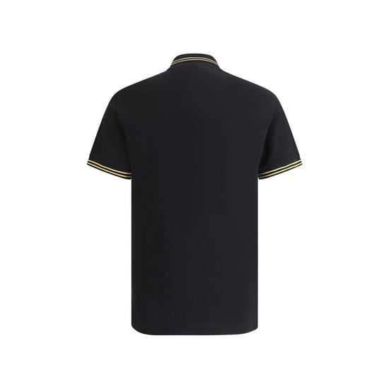 Polo de algodón negro Versace - Image 2