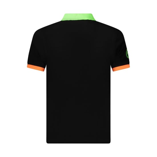 Polo para hombre de algodón negro Norway 1963 - Image 2