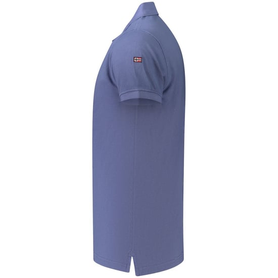 Polo de Hombre de Algodón Azul Norway 1963 - Image 3