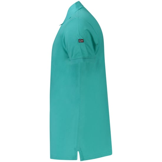 Polo de Hombre Azzurro de Algodón Noruega 1963 - Image 3