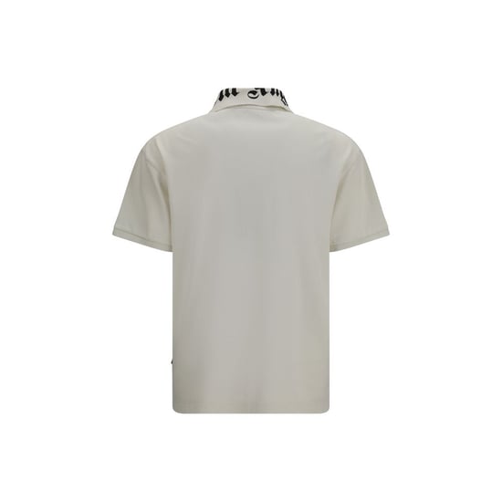 Camisa Polo de Algodón Blanca Palm Angels - Image 2