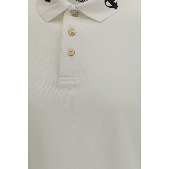 Camisa Polo de Algodón Blanca Palm Angels - Image 3