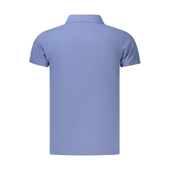 Polo de Hombre de Algodón Azul Norway 1963 - Image 2