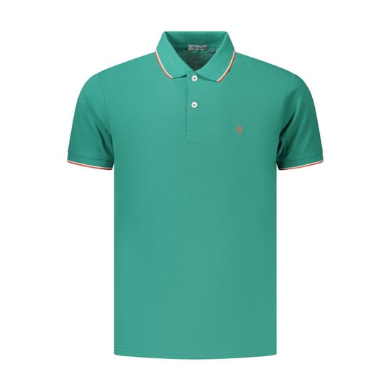 Camisa Polo de Hombre de Algodón Verde Movible Coveri - Image 1