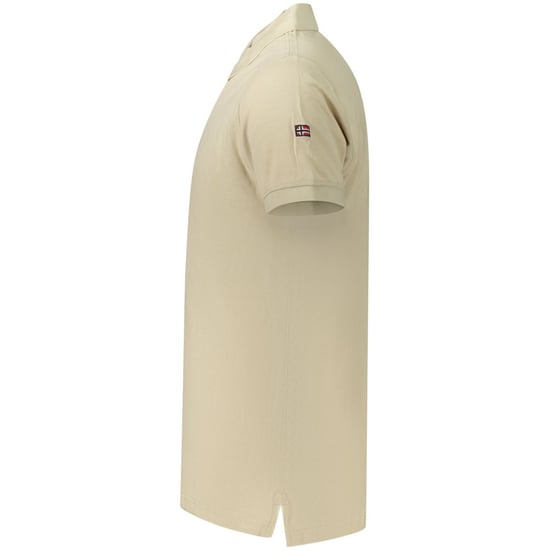 Polo de Hombre Beige de Algodón Noruega 1963 - Image 3