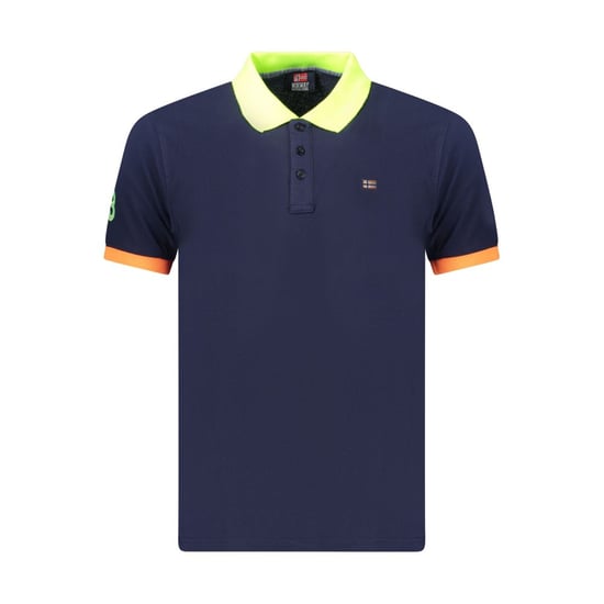 Polo de hombre de algodón azul Noruega 1963 - Image 1