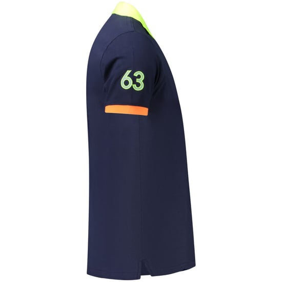 Polo de hombre de algodón azul Noruega 1963 - Image 3