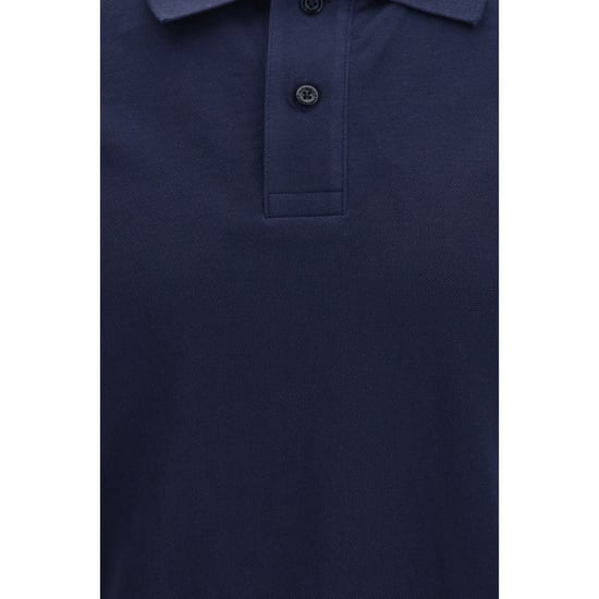 Camisa Polo de Algodón Azul Moose Knuckles - Image 3