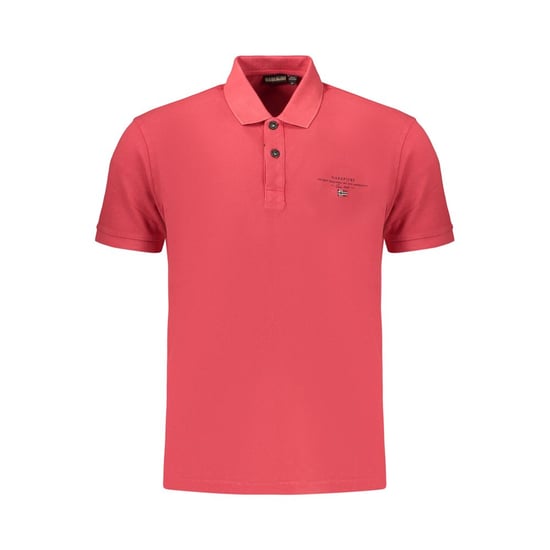 Camisa Polo de Hombre Roja de Algodón Napapijri - Image 1