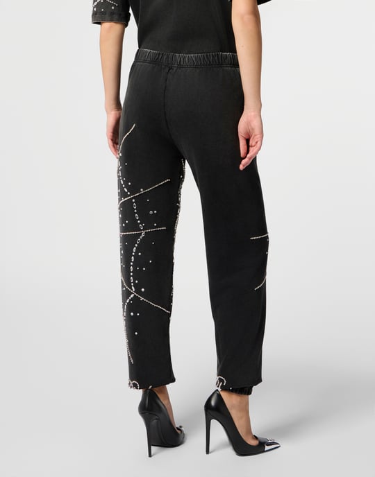 Washed Joggers Spiderweb Strass - Image 5