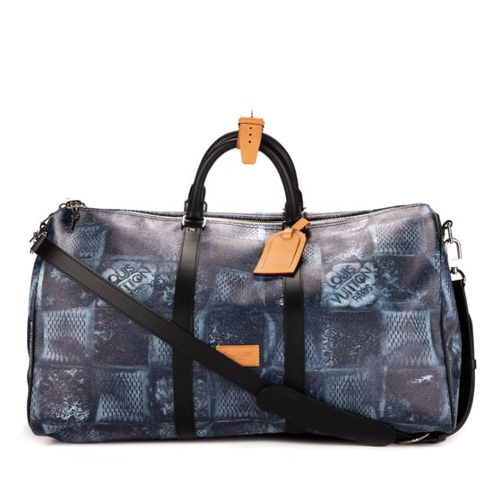 Louis Vuitton Ltd. Ed. Salt Keepall Bandouliere 50 en azul Lienzo recubierto - Image 1