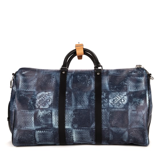 Louis Vuitton Ltd. Ed. Salt Keepall Bandouliere 50 en azul Lienzo recubierto - Image 4