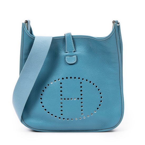 Hermès Evelyne II GM en Blue Cuero de ternero - Image 1