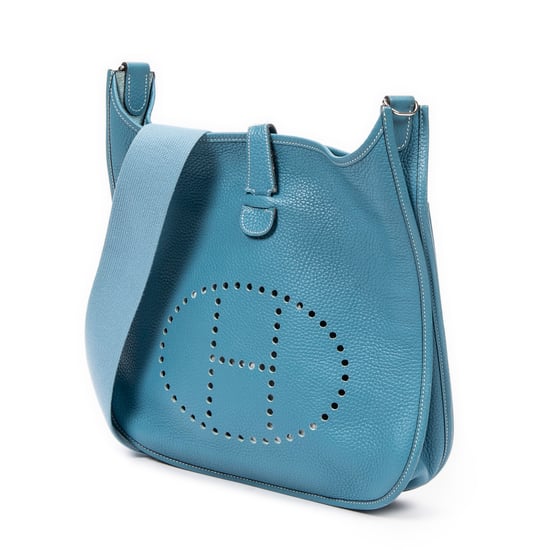 Hermès Evelyne II GM en Blue Cuero de ternero - Image 2