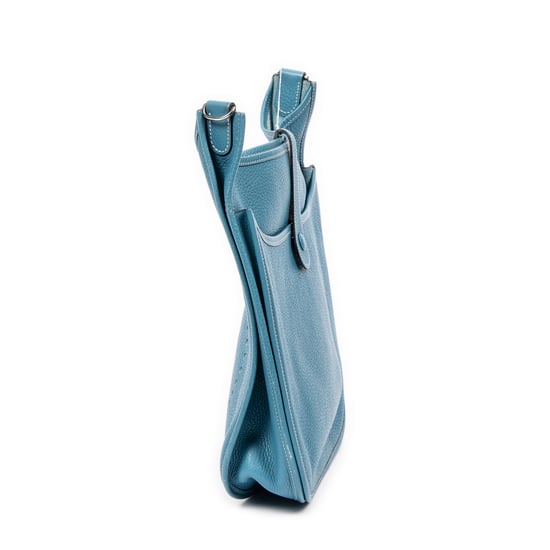 Hermès Evelyne II GM en Blue Cuero de ternero - Image 3