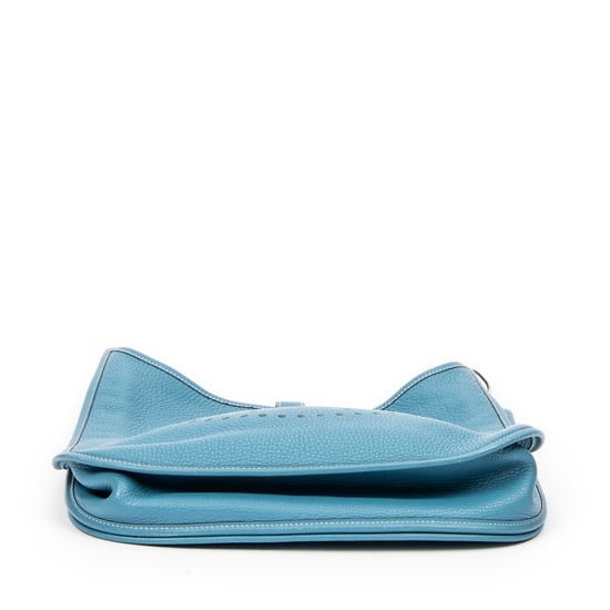 Hermès Evelyne II GM en Blue Cuero de ternero - Image 6