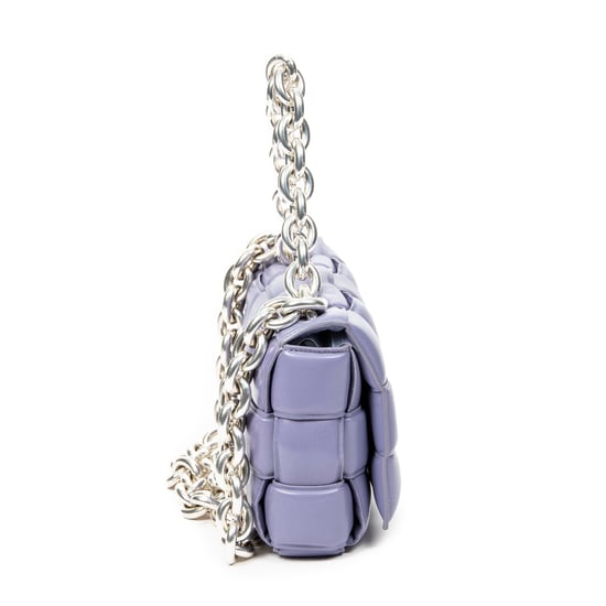 Bottega Veneta The Chain Cassette  en  Lila Cuero de ternero - Image 4
