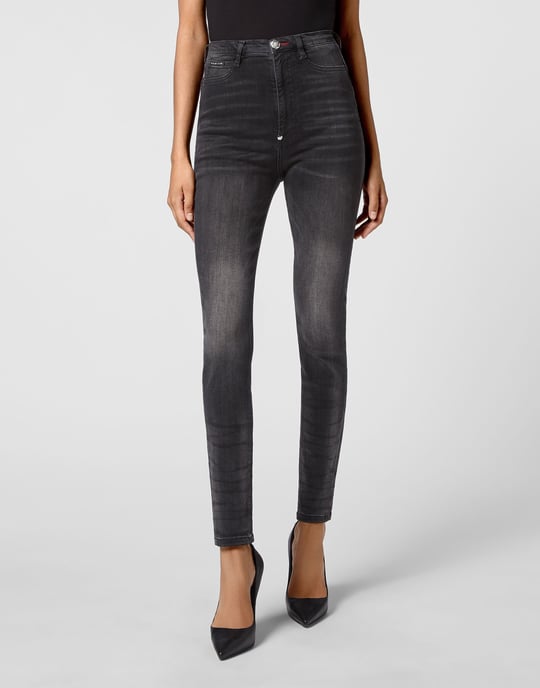Jegging De Cintura Alta Iconic Plein - Image 2