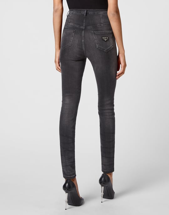 Jegging De Cintura Alta Iconic Plein - Image 5