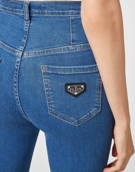 Jegging De Cintura Alta Iconic Plein - Image 5