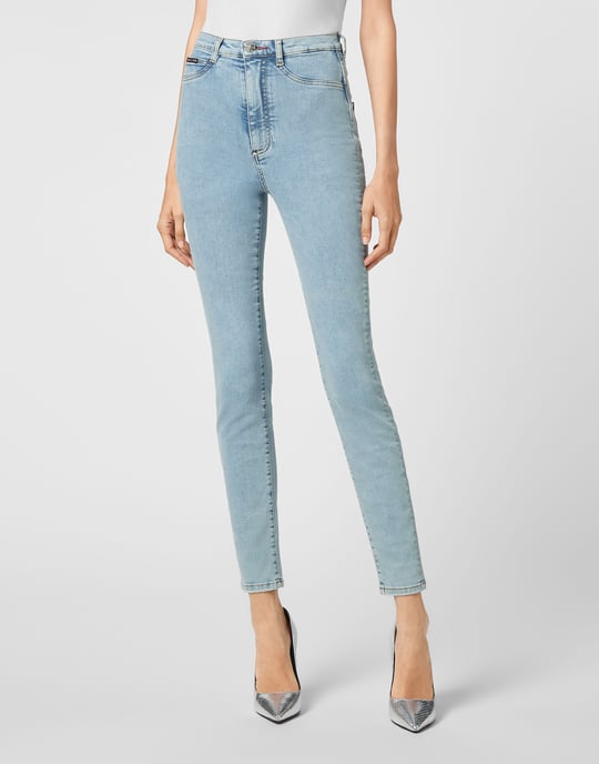 Jegging De Cintura Alta Iconic Plein - Image 2