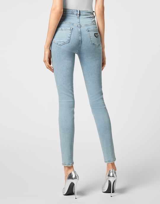 Jegging De Cintura Alta Iconic Plein - Image 3