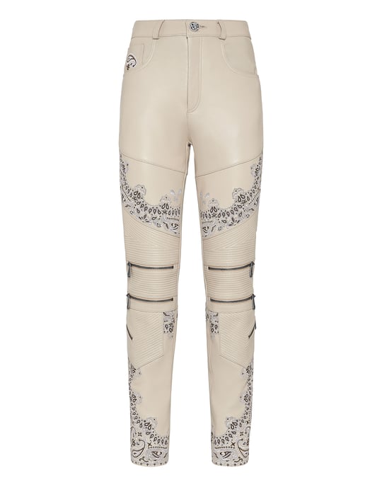 Pantalones De Cuero Paisley - Image 1