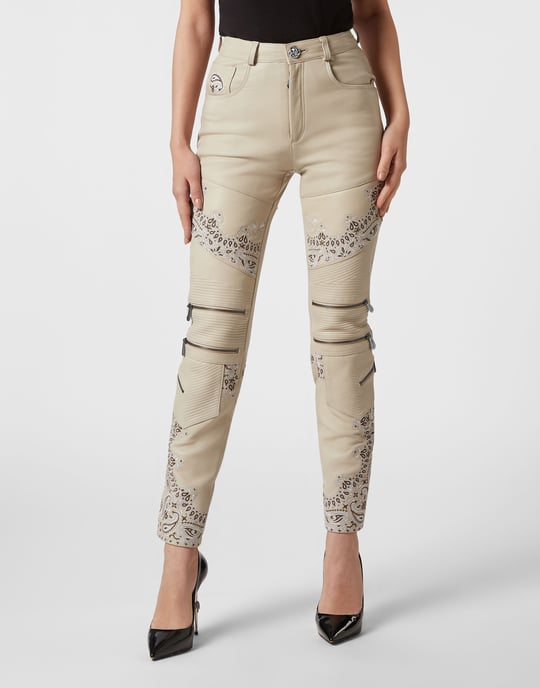 Pantalones De Cuero Paisley - Image 2