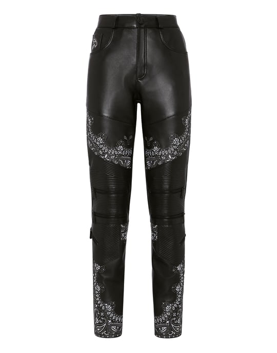 Pantalones De Cuero Paisley - Image 1