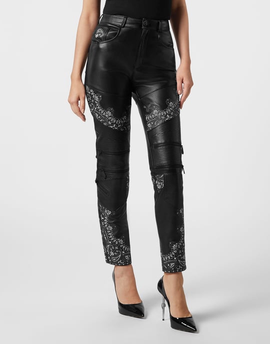 Pantalones De Cuero Paisley - Image 2