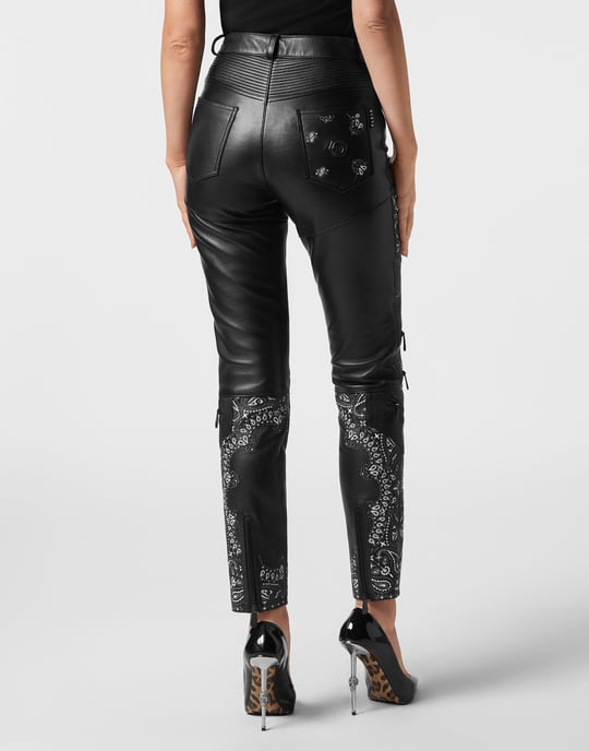 Pantalones De Cuero Paisley - Image 3