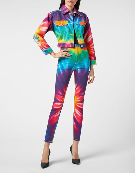 Jegging De Cintura Alta Tie Dye - Image 4