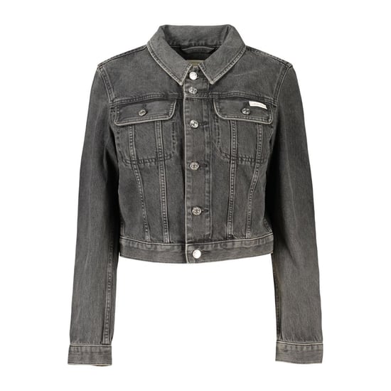 Chaqueta de mujer de algodón negro Calvin Klein - Image 1