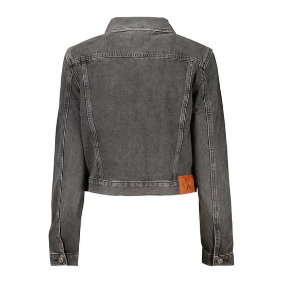 Chaqueta de mujer de algodón negro Calvin Klein - Image 2