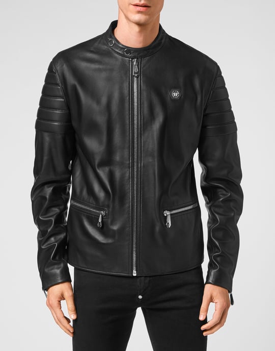 Chaqueta Moto De Cuero - Image 2