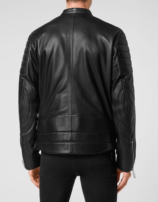 Chaqueta Moto De Cuero - Image 5