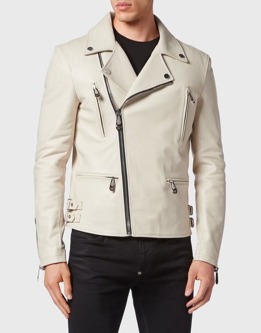 Chaqueta De Cuero Gothic Plein - Image 2