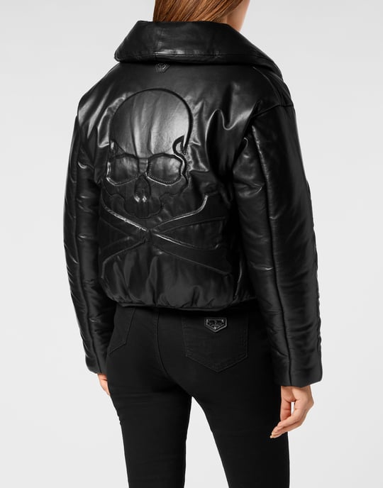 Chaqueta De Cuero Skull&Bones - Image 4