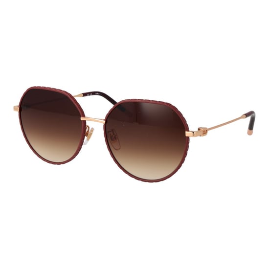 Gafas de sol de metal color oro rosa Furla - Image 1
