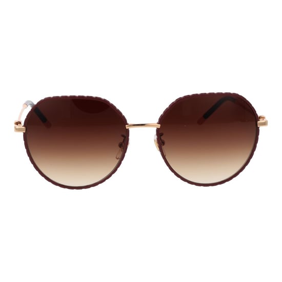 Gafas de sol de metal color oro rosa Furla - Image 2