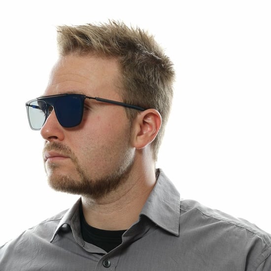 Gafas de sol de metal y plástico azul Police - Image 4
