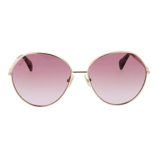 Gafas de sol de metal color oro rosa Max Mara - Image 2