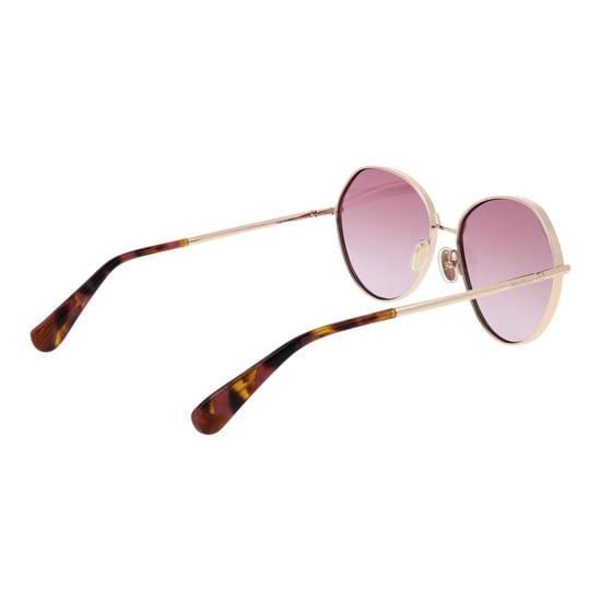 Gafas de sol de metal color oro rosa Max Mara - Image 3