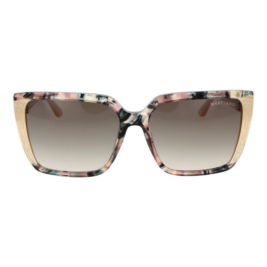 Gafas de sol de acetato beige Marciano de Guess - Image 2