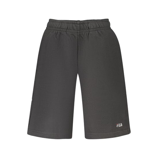Pantalones de hombre Fila de algodón negro - Image 1