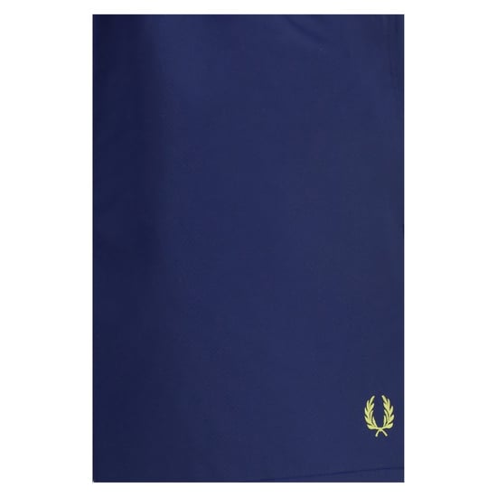 Shorts de poliéster reciclado azul Fred Perry - Image 3