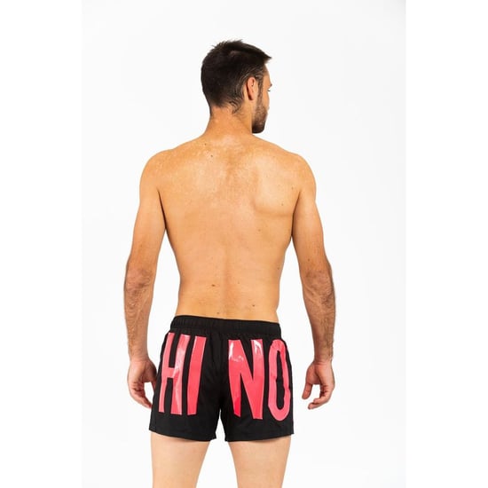 Shorts de baño de poliéster fucsia Moschino - Image 3