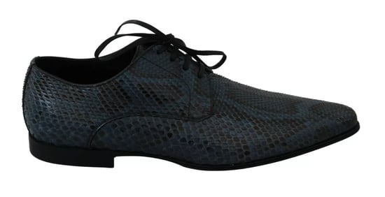 Zapatos de piel de serpiente azul de Dolce & Gabbana - Image 1