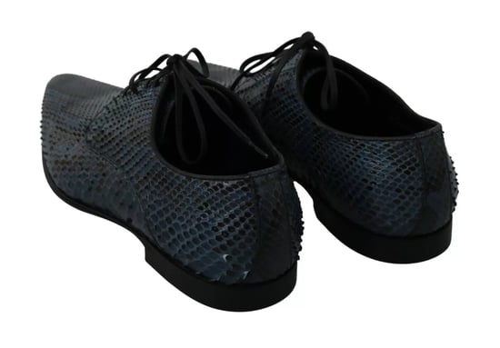 Zapatos de piel de serpiente azul de Dolce & Gabbana - Image 2