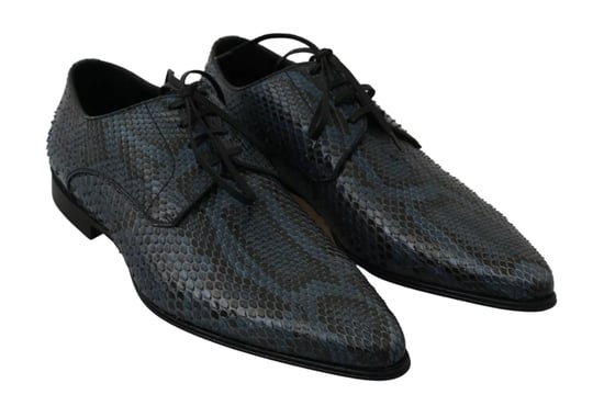 Zapatos de piel de serpiente azul de Dolce & Gabbana - Image 3